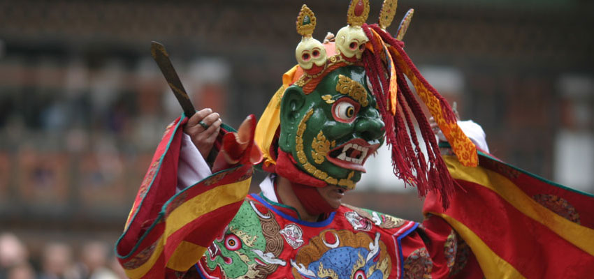 Jambay Lhakhang Festival, Bumthang, Bhutan