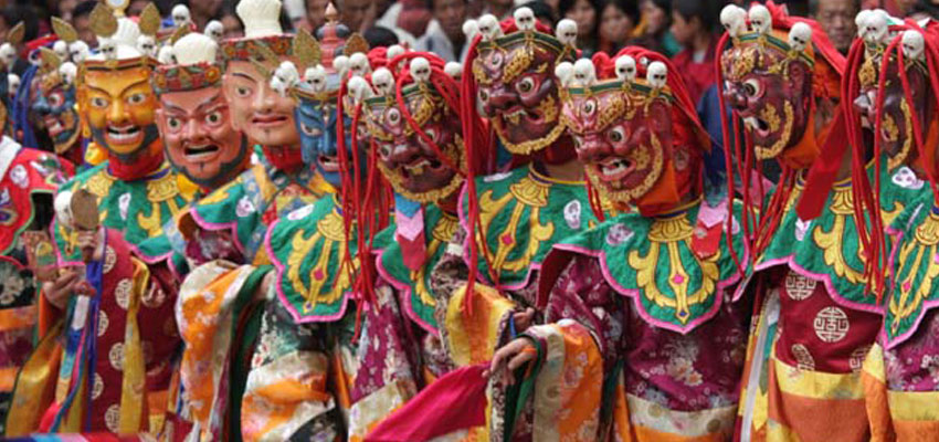 Jambay Lhakhang Festival, Bumthang, Bhutan