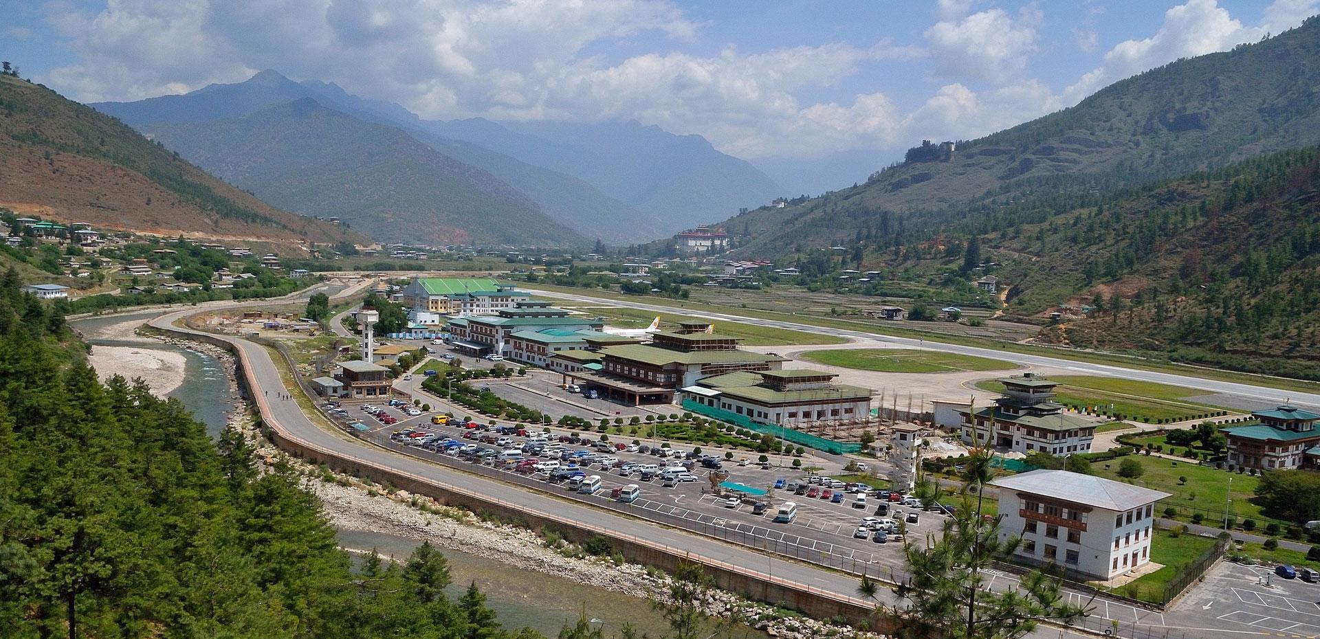 Paro International Airport, Paro, Bhutan