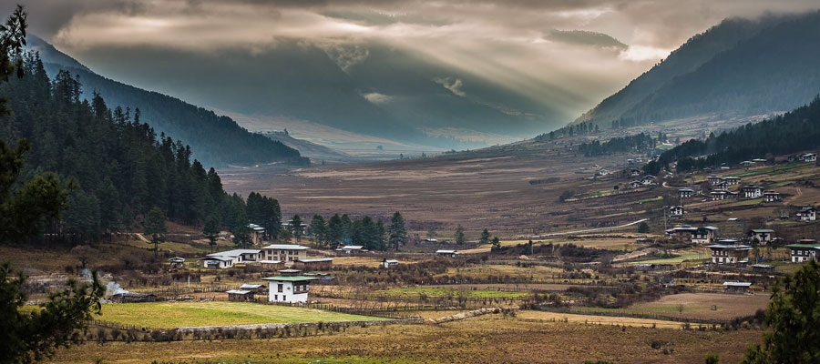 Phobjikha valley, Wangdue Phodrang